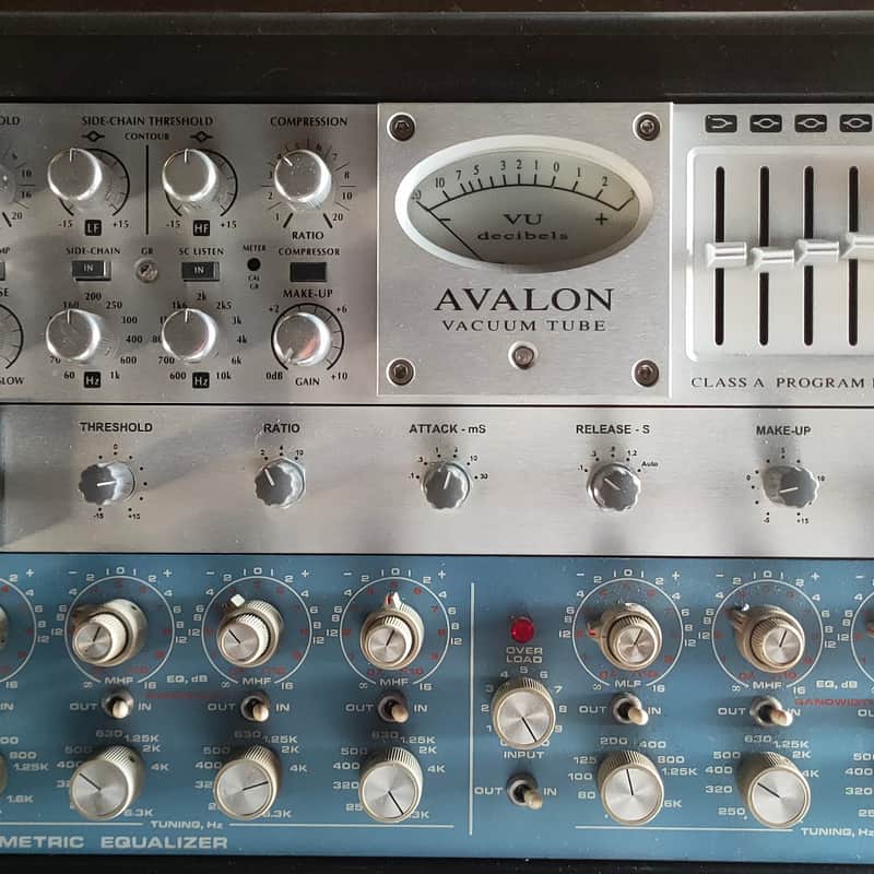 2000s Avalon VT-747SP Stereo Compressor / EQ Silver