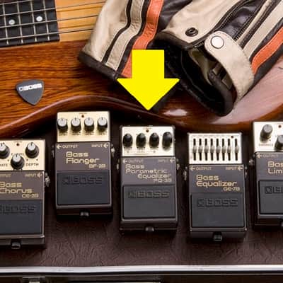 Boss PQ-3B Bass Parametric EQ (1991 - 1995) - "brown + gold" bass series 90´s image 1
