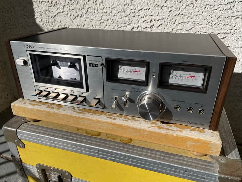 Vintage Sony TC-K2A Stereo Cassette Deck For Parts Or Repair image 1