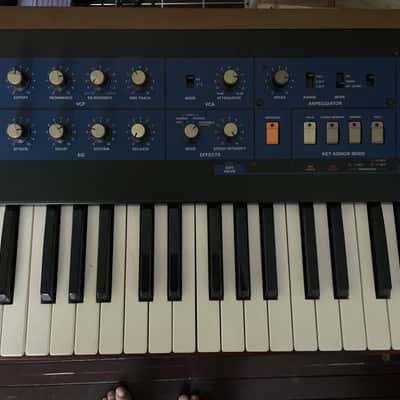 Korg PolySix 1980s - Navy Blue (Kiwi Six mod, midi) owned by Junkie XL, professionally serviced in 2025 image 5
