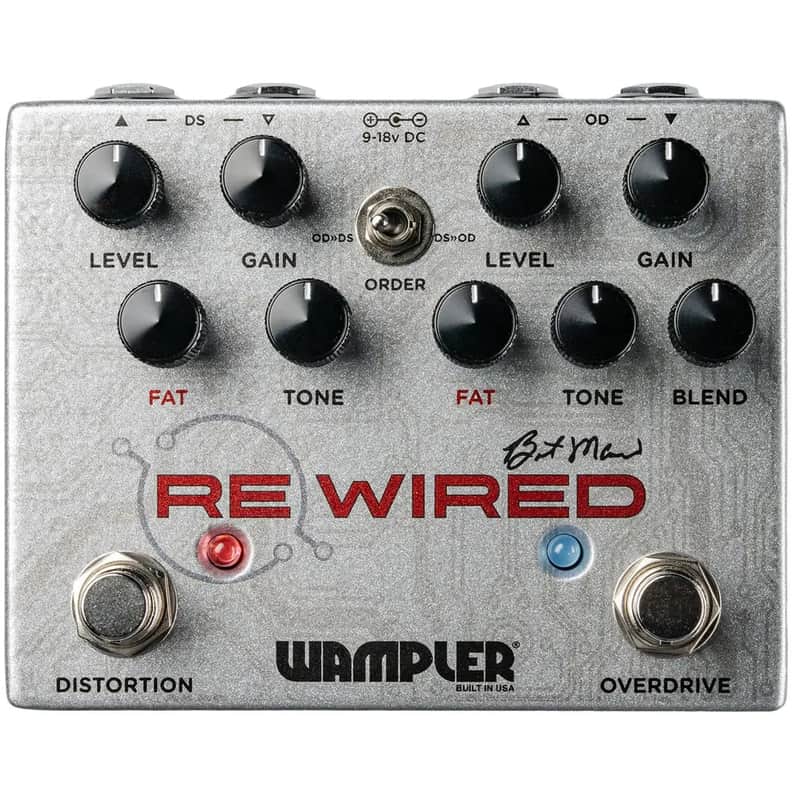 Wampler Pedals ReWired Brent Mason Signature Overdrive and Distortion Pedal image 1