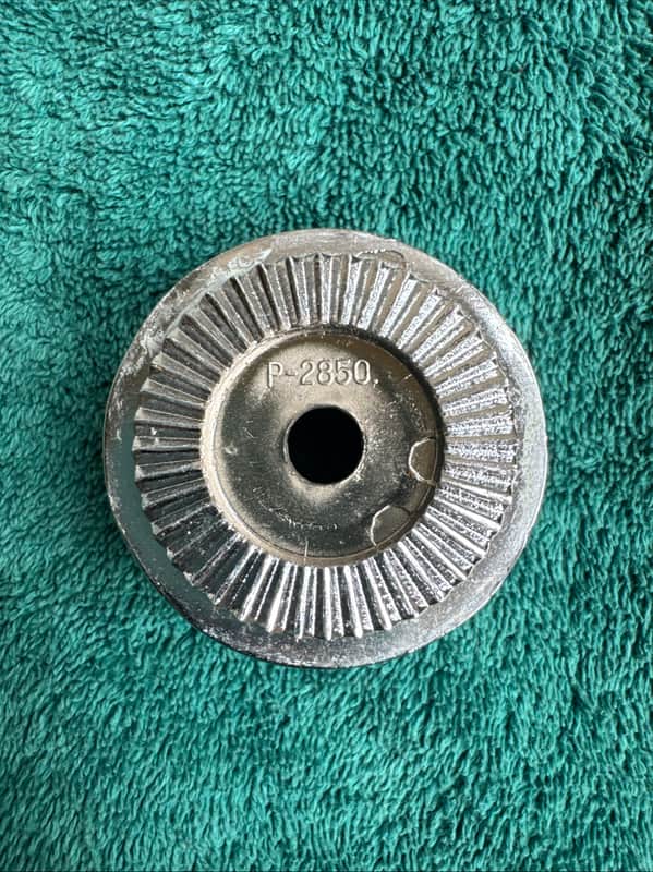 Ludwig Vintage Hercules era Modular Boom Cymbal stand ratchet part P-2850 70s 80s - Chrome image 1