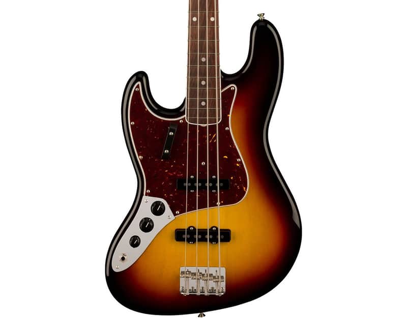 Used Fender American Vintage II 1966 Jazz Bass LH 3-Color Sunburst image 1