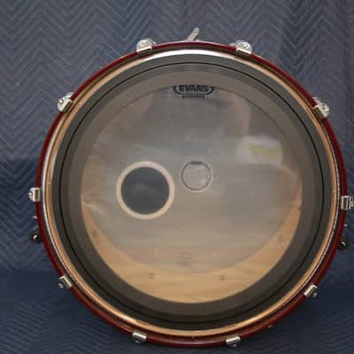 Premier Genista Birch Heavy Rock Five Piece 22/12/14/16 and 14 snare Cherry Fade Lacquer image 6