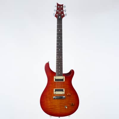 ギター Paul Reed Smith SE Custom 22 Flat Top Paul Reed Smith (PRS) SE CUSTOM 22 Flat Top Moon Inlay Cherry | Reverb