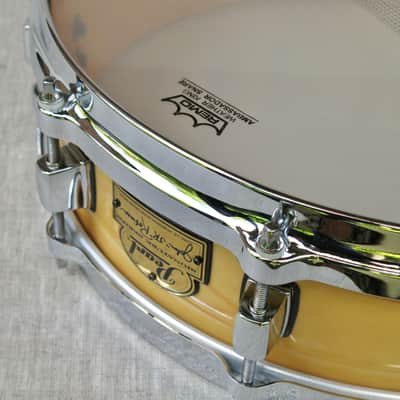 Pearl J R ROBINSON  14 X 4 SNARE DRUM, VERY RARE - NATURAL MAPLE   FINNISH,  STUNNING, MINT. image 12