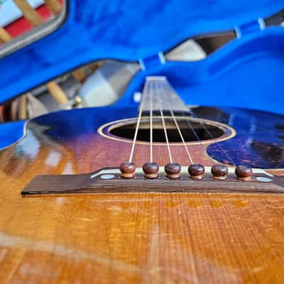Gibson LG-2 1947 - Sunburst top, natural back & sides image 7