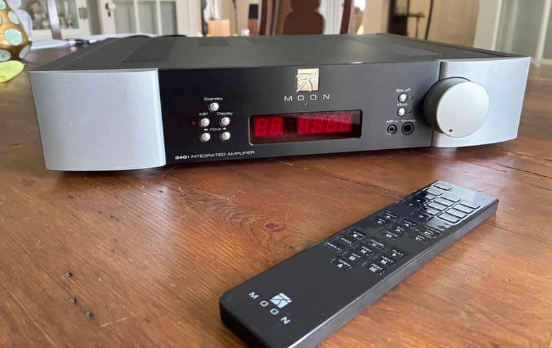 Simaudio Moon 340i D3PX Integrated Amplifier Black and Silver image 1