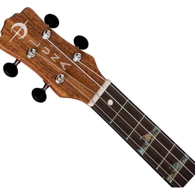 Luna UKE HTB KOA High Tide Koa wood Acoustic Electric Baritone Ukulele image 3