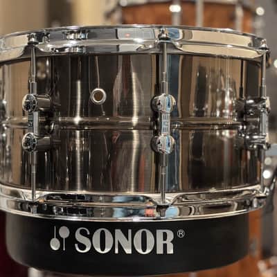 Sonor Kompressor 13X7 Nickel Over Brass Snare Drum image 2