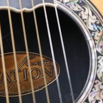Vintage Late 70's Ovation Guitar 1619-4 Acoustic Electric image 8