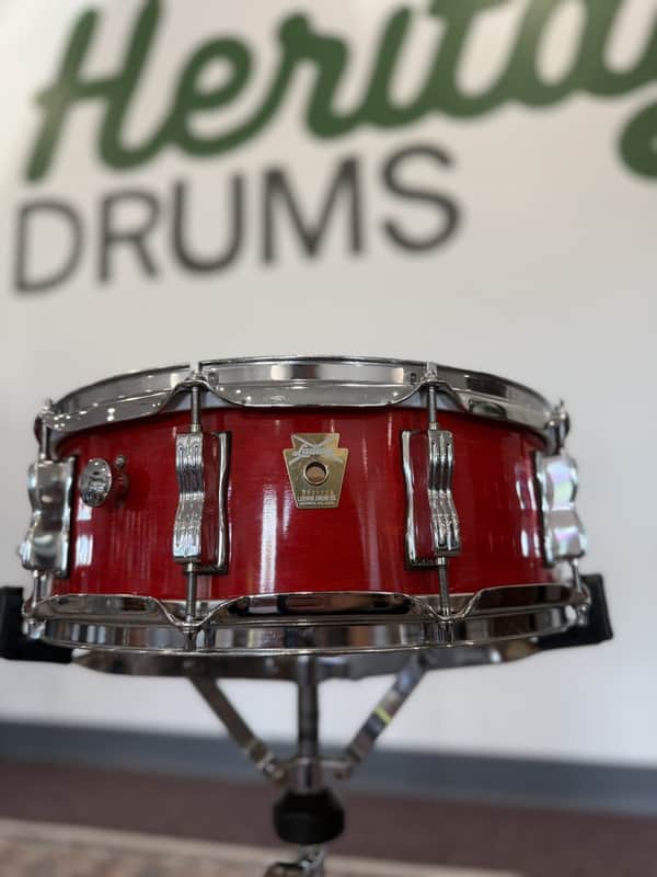 Ludwig Classic Maple 5x14" Snare Drum - Red image 1