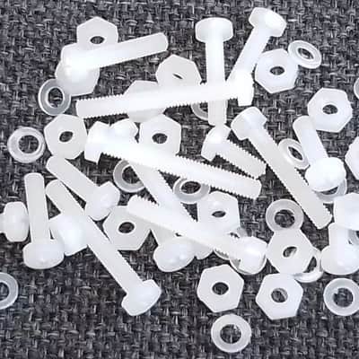 Tonearm Or Headshell To Cartridge Nylon Fixing Screw Kit For Audio Technica, Pioneer, Sony, Sharp, JVC, Awai, Akai Vinyl Record Players Turntables image 2