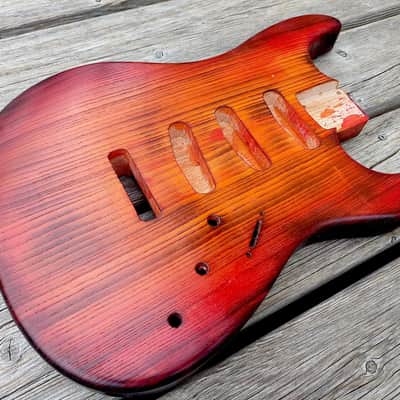Stratocaster body, swamp ash, rear rout image 5