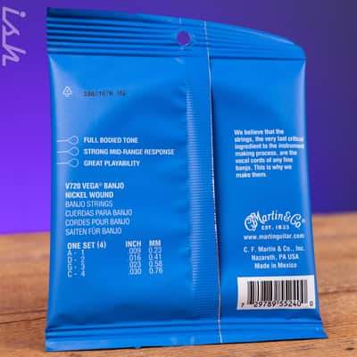 Martin Banjo Strings Vega Tenor V720 image 2