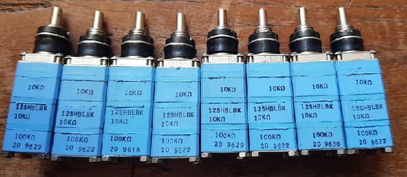 Solid State Logic 12 SHBLBK SSL4000 Pot Cues Pot x 8 image 1