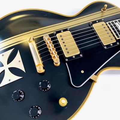 ESP Eclipse I "Iron Cross James Hetfield Signature" 2005 Vintage Black image 7