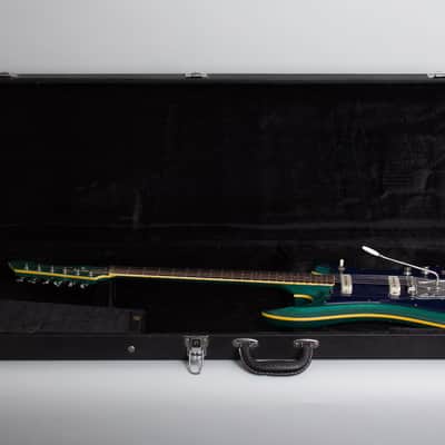 Guyatone  LG-350T Sharp Five Solid Body Electric Guitar,  c. 1970, black hard shell case. image 10