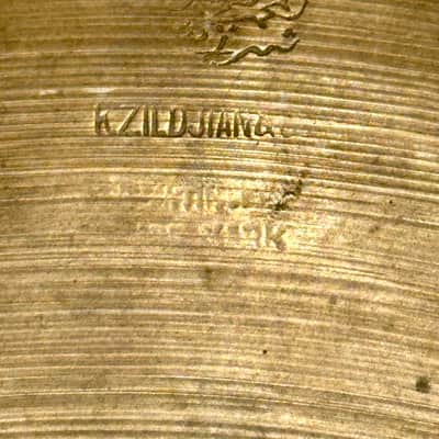 K Zildjian Constantinople (Istanbul) 15” Old Stamp 1,105 grams Vintage image 5