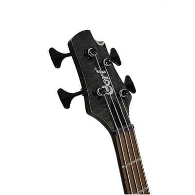 Cort Professional 4-String Bass Guitar Element - Open Pore Trans Black image 6
