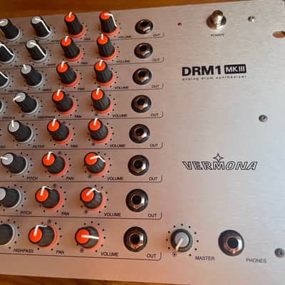 Vermona DRM1 MKIII Analog Drum Machine 2000s - Silver image 2