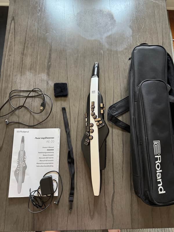 Roland AE-20 Aerophone Digital Wind Instrument 2022 - Present - Black / Silver image 1