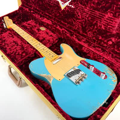 2021 Fender Custom Shop ’52 Heavy Relic Telecaster – Taos Turquoise image 1