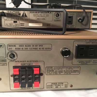 Marantz Marantz PM 54 Amplifier And Stereo Synthesized Tuner St440 Bundle 1985-1995 image 8
