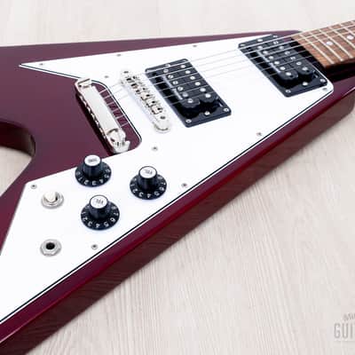 2014 Edwards by ESP E-FV-120D Flying V Cherry Red w/ Seymour Duncan, Hangtags image 6