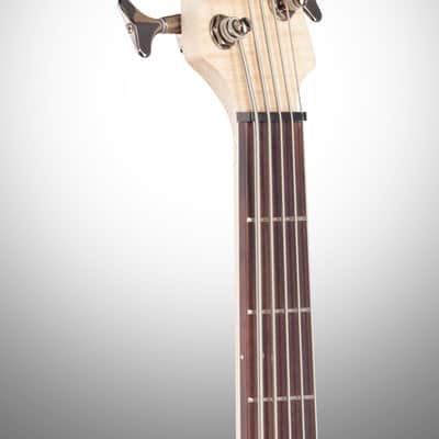 Yamaha TRBX605FM Electric Bass, 5-String, Satin Natural image 8