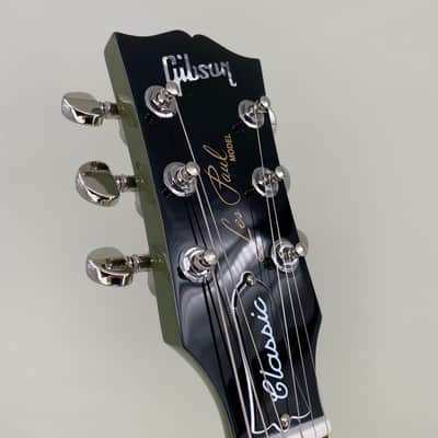 Gibson Les Paul Classic 2021 Olive Drab Green Exclusive Collection image 6