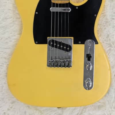 Vintage Epiphone T-310 Tele Style Electric Guitar Yellow w/Gig Bag - 1989 ? image 1