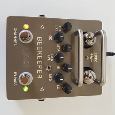 Dual Channel Tube Guitar Preamp Pedal, based on Dumble, high voltage, hand built image 3