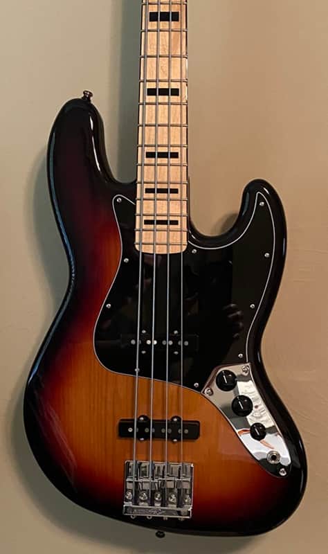 2018 Fender MIM Geddy Lee Jazz Bass – 3-Color Sunburst image 1