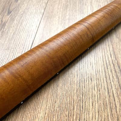 Telecaster Compatible Pro Roasted Flame Maple and Rosewood Guitar Neck Unfinished Paddle Headstock image 2