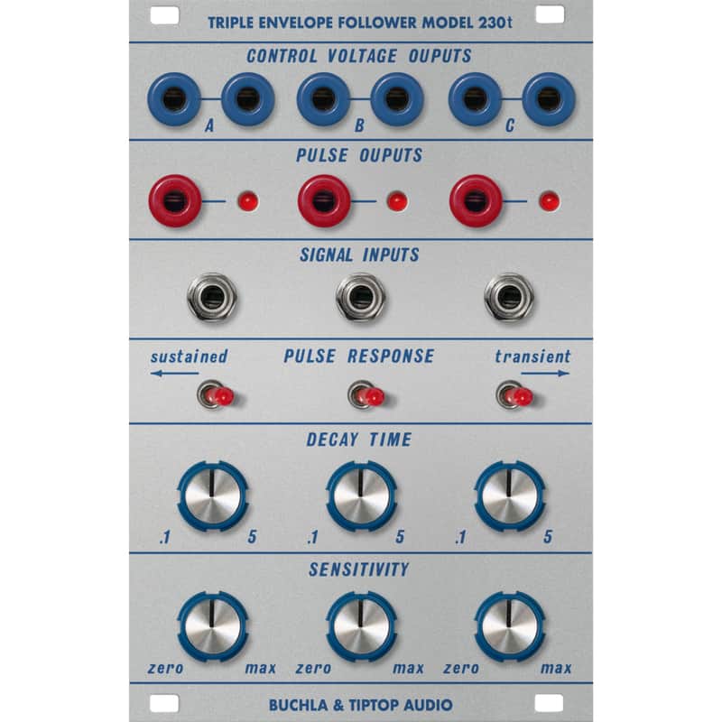 Tiptop Audio Model 230t Triple Envelope Follower - Interface Modular Synthesizer image 1