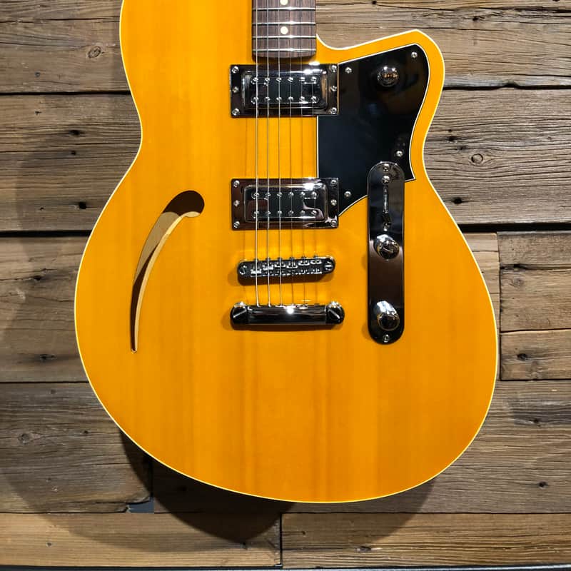 2010s Reverend Club King RT Hardtail Vintage Natural