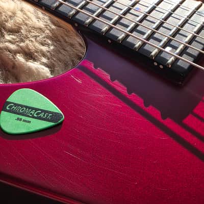 2021 ESP E-II M-I Thru NT Deep Candy Apple Red Satin w/OHSC image 19