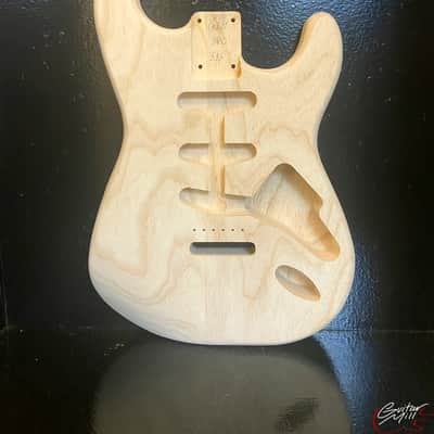 Guitar Mill S-Style Body / 2 pc. Ultra Light Swamp Ash (#GIN-1888) image 1