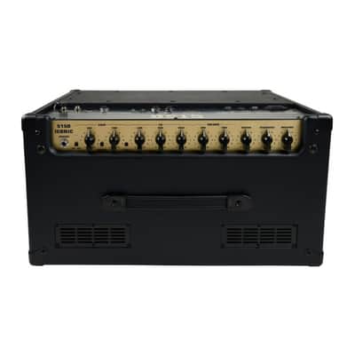 EVH 5150 Iconic Series 15W EL34 1x10 Combo Amplifier with Celestion Speaker, One-Button Footswitch, Effects Loop, and Aluminum Top Panel Construction (Black) image 3