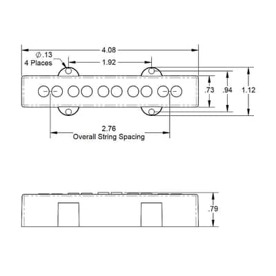 Seymour Duncan SJ5-3B 5 String Quarter Pound Jazz Bass Bridge Pickup image 2