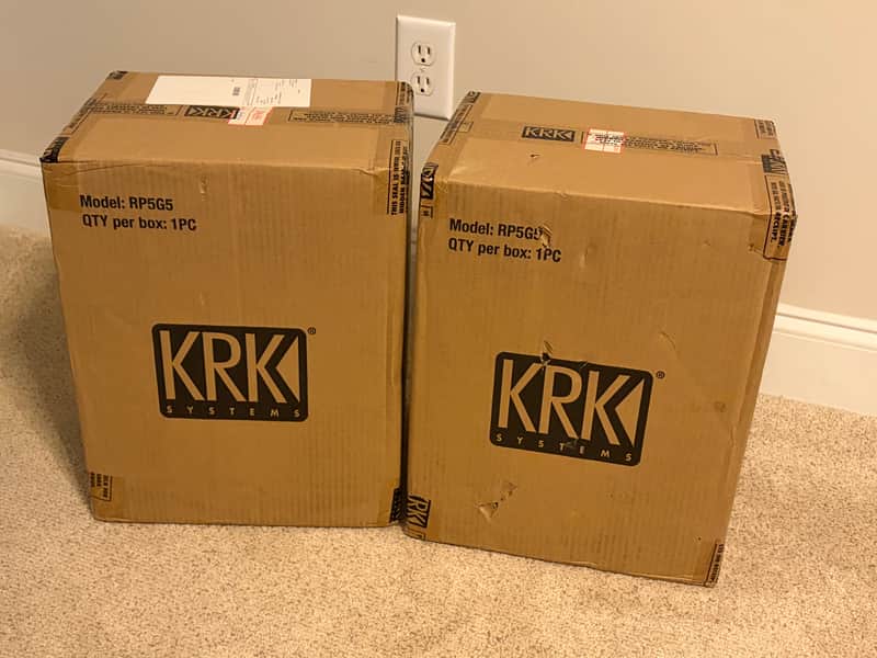 KRK RP-5 Rokit G5 5" Active Studio Monitors - Pair - Black image 1