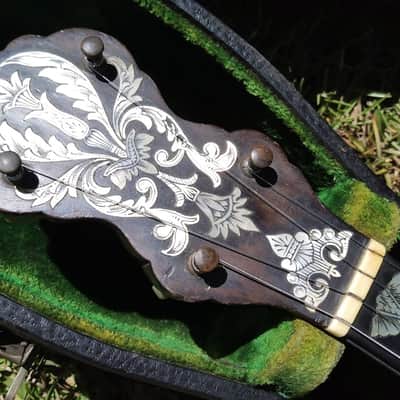 Vintage 1923 Vega Style X No. 9 Tenor Banjo w/ Original Hardshell Case - a Century Old - WOW! image 5