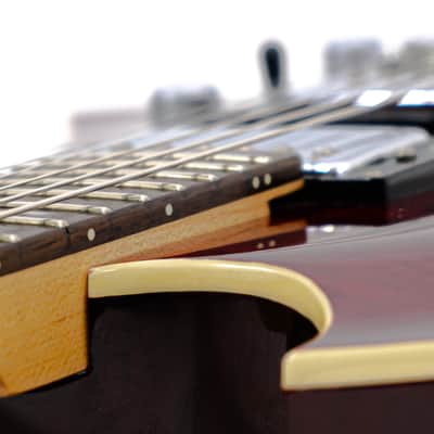 2011 B.C. Rich Mockingbird Masterpiece Translucent Red w/ Quilted Maple Top, Padded Gigbag image 8