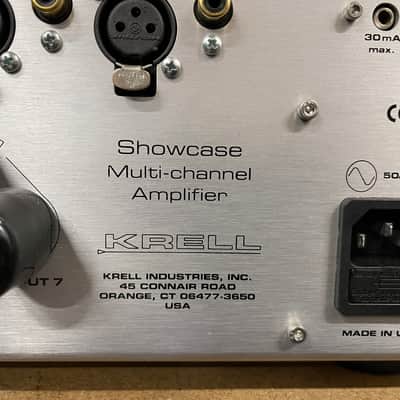Krell Showcase 5 - Silver - Cleaned and Tested - Great Amp image 8