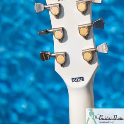 Greco EGC-600 1987 - Aged White - “Mint Collection” w Open "O" - Made in Japan image 4