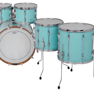 Yamaha RECORDING CUSTOM 5pc Drum Shell Set w/ 22x16 - Surf Green image 2