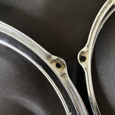 Gretsch Die Cast Hoop Rim for 10" tom with 5 lug PAIR image 6