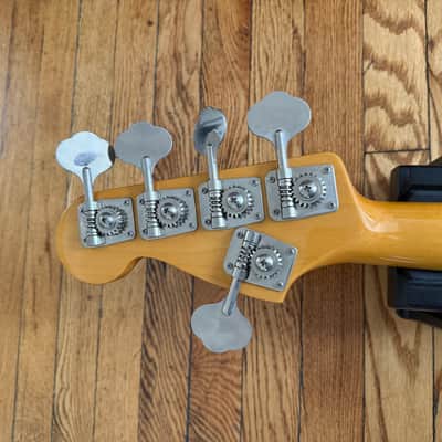 Fender Japan Jazz Bass V - CIJ 2002 - Sunburst image 12