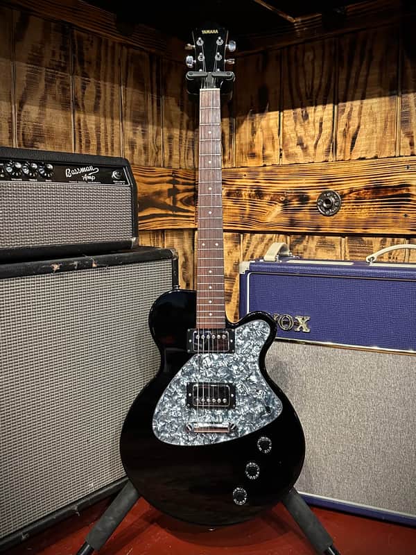 Rare 90's Yamaha AES 500 Black Solid Body Electric Guitar image 1